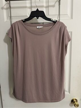 Maurice’s 24/7 Mauve Scoop Neck Womens Top